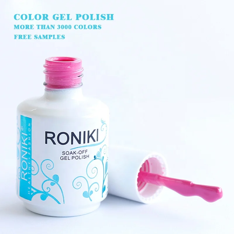 RONIKI oem nail supplies organic nail products salon cosmetics long lasting private label colors uv gel nail polish