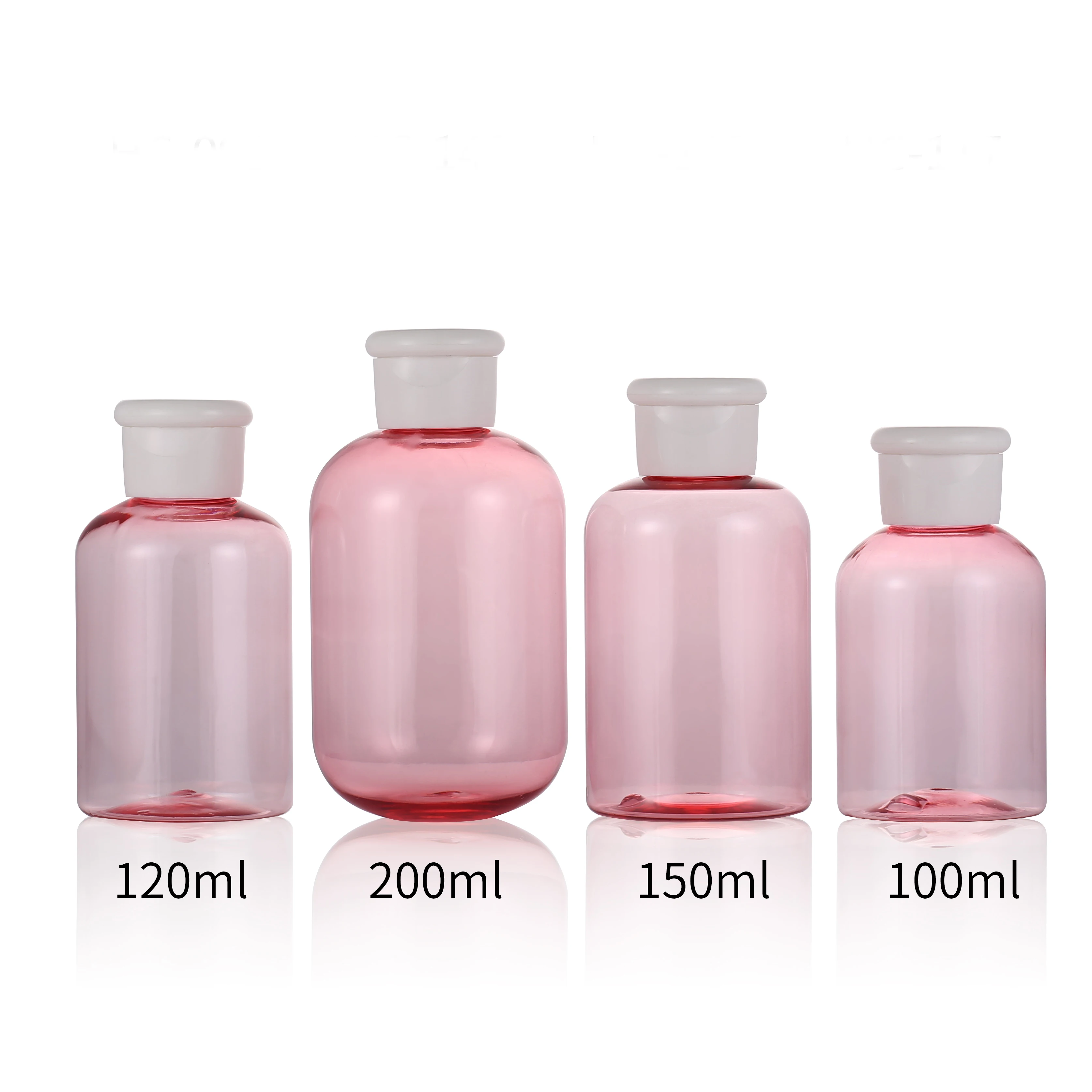 10oz 200ml 250ml 300ml 500ml pink biodegradable baby luxury shampoo and conditioner bottle