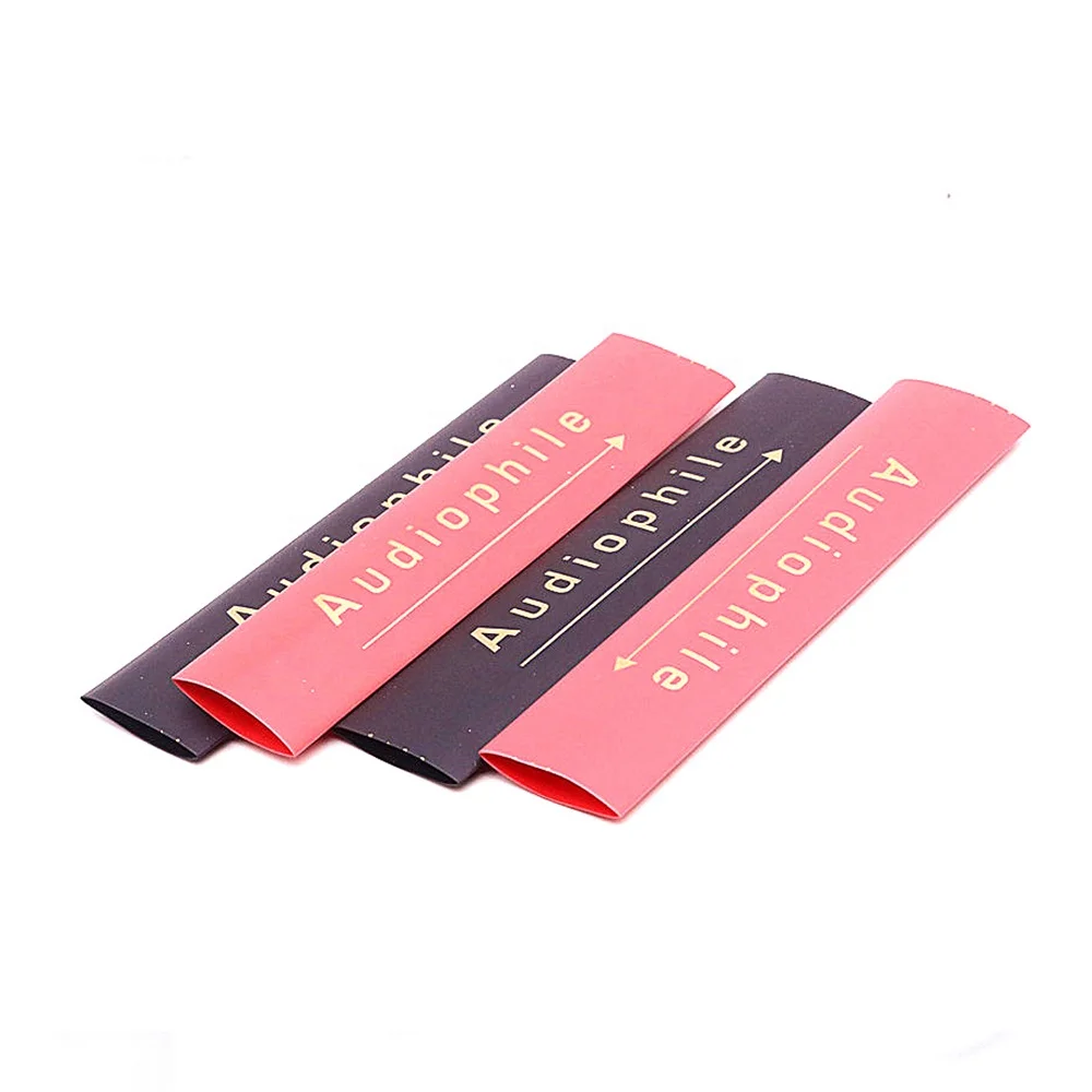 8mm 13mm HIFI pvc heat shrink sleeve wrap tube YIVO XSSH professional Audiophile rubber customized printing pet cable cover