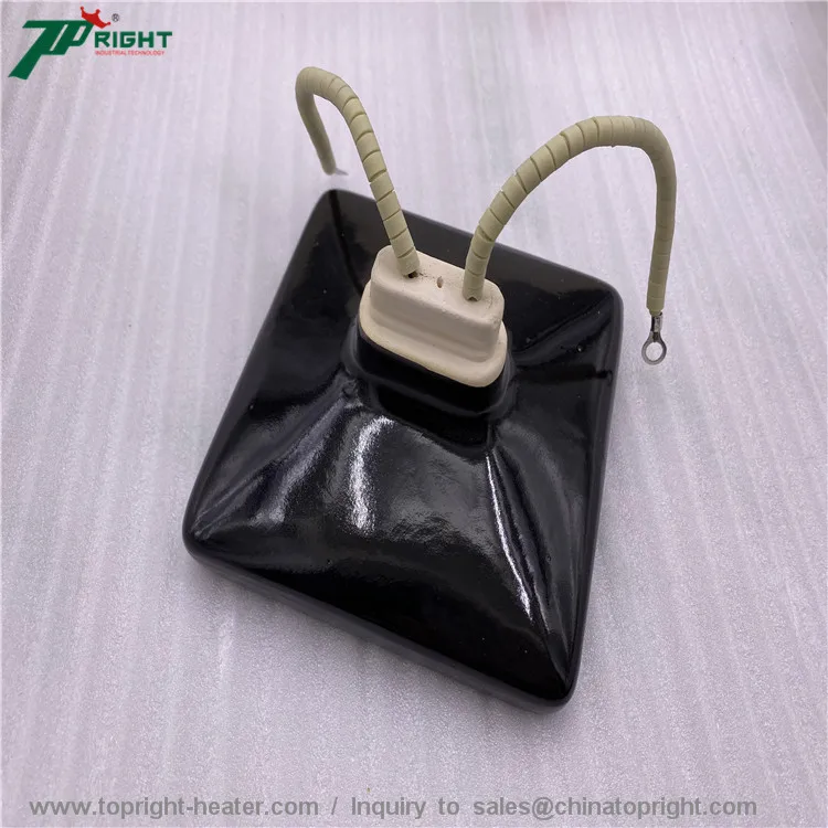 Ceramic Heater Board 122*122MM 220V/230V 250W BlackTop Upper Infrared Ceramic Heating Plate