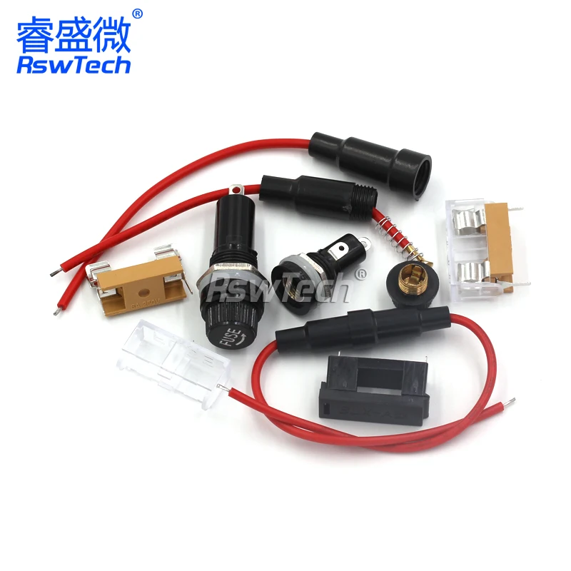 BLX-A  Glass 5*20mm 6X30mm fuse box with relay fuse holder automotive waterproof car in line holder for fuse