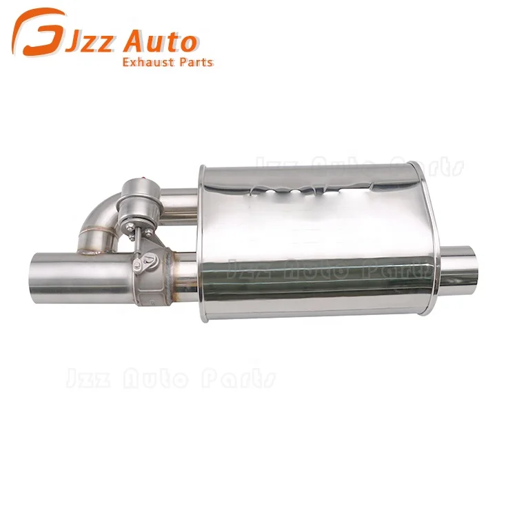 JZZ 3' Inch Stainless Steel Valve Muffler valvetronic exhaust Muffler With Vaccum Exhaust Cutout Remote Control Set