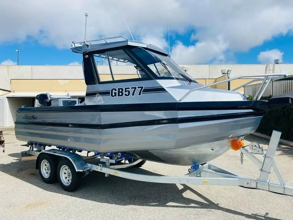 easycraft 6m barge low profileer aluminium boot bateau de peche fishing boat