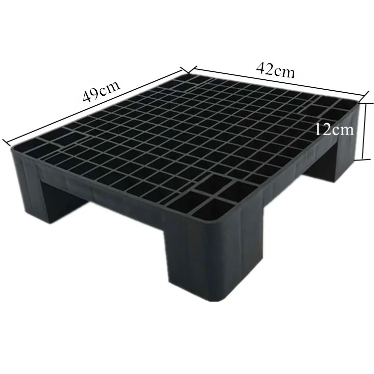 Manufacturer wholesale durable black single faced mesh mini plastic pallet