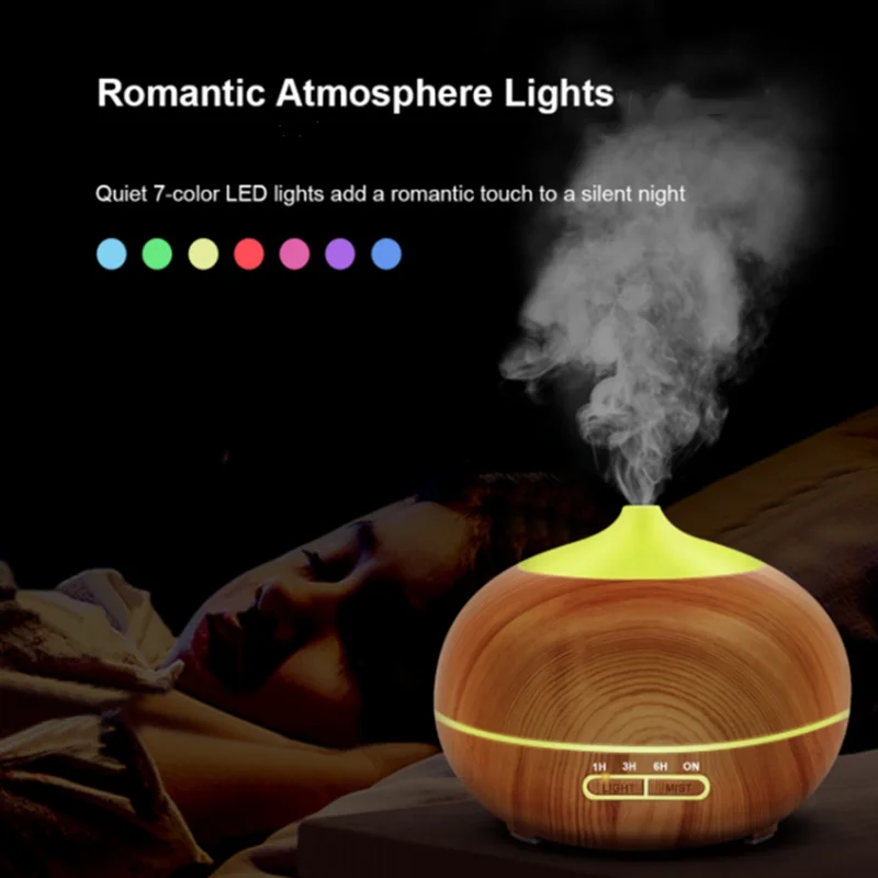 Ultrasonic Bamboo Atomizer Humidifier Fogger Water Air Cooler Mist Maker for Office