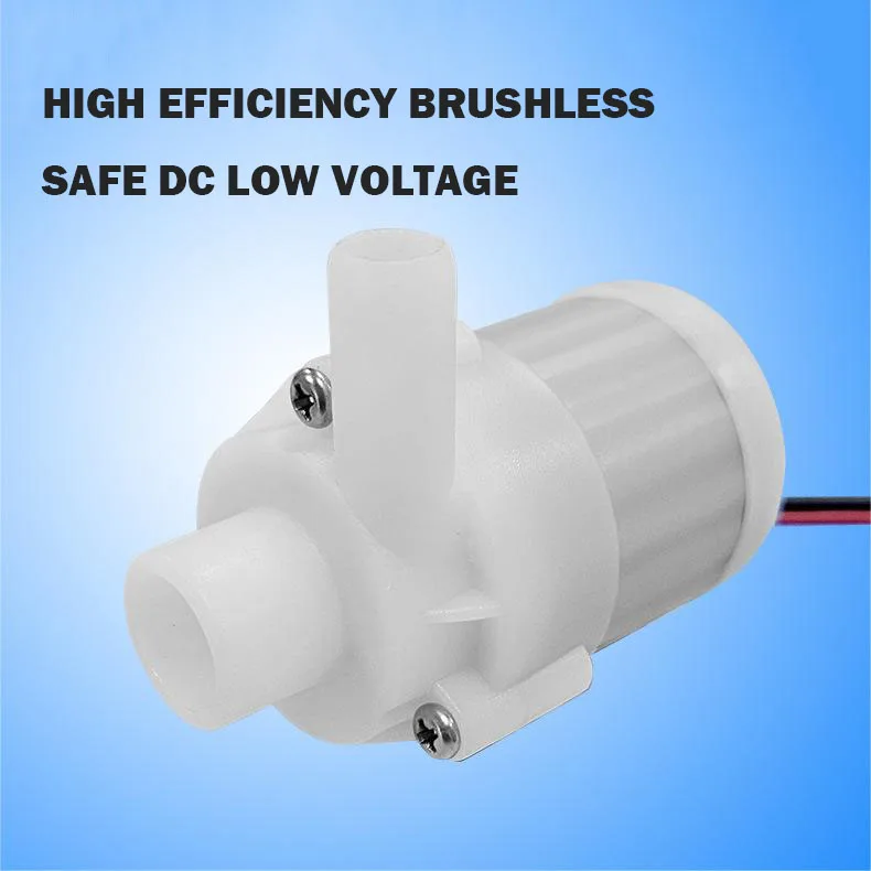 DC 5V/24V Brushless Submersible Water Pump for Aquariums Ice Machine Electric Magnetic Water Pump with OEM Customization Support