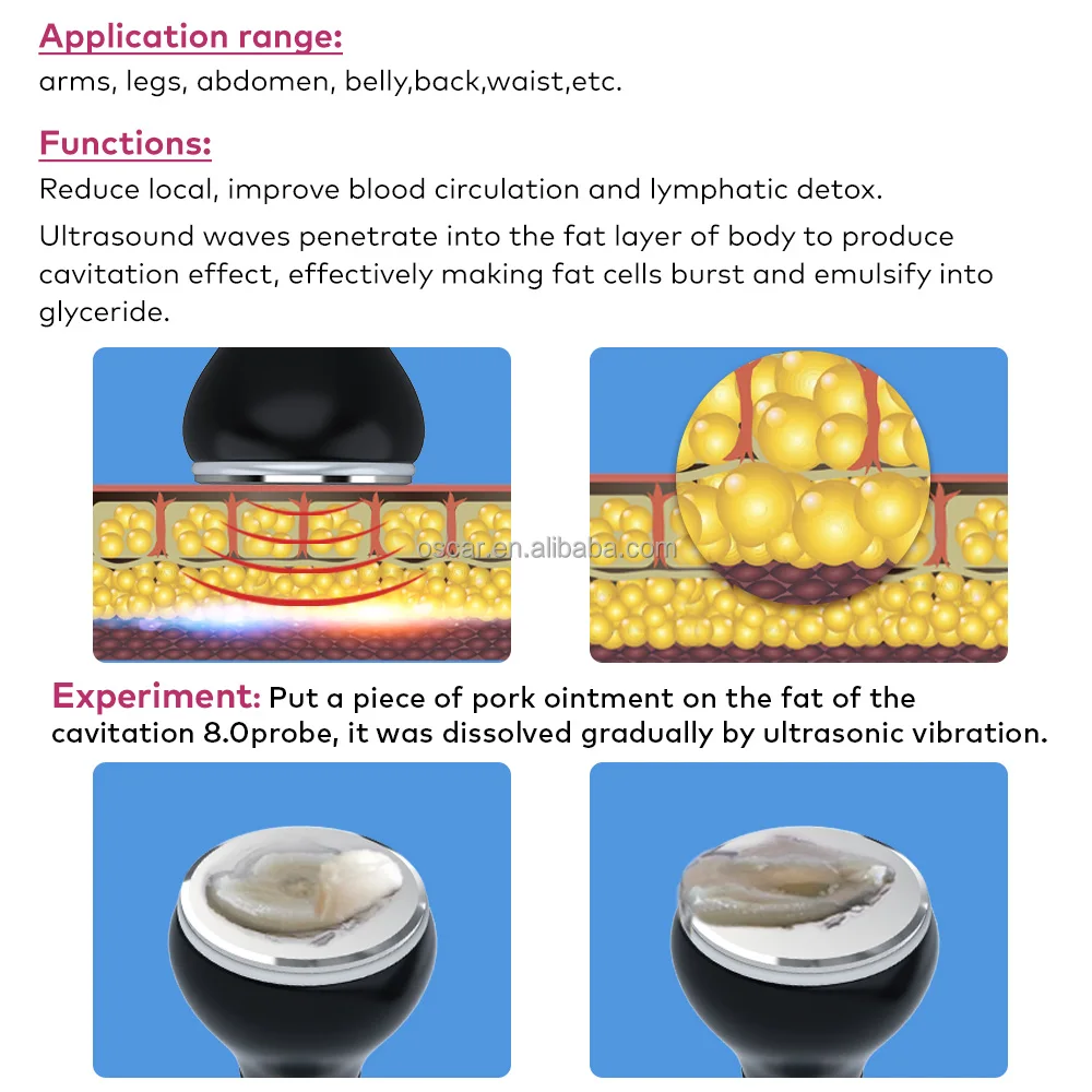 Promotion price Salon 11 in 1 80k quick lipo fat loss rf vacuum body slimming cavit machine 80k