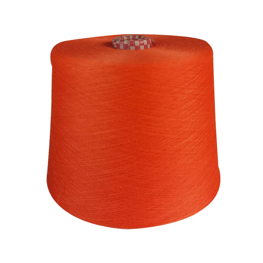 Hot Sale 28/1NM 60% Polyester 40% Viscose Ice Silk Yarn For Weaving And Knitting