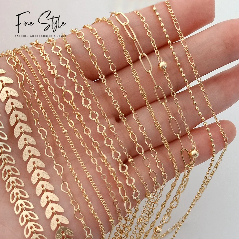 Комплект для изготовления ювелирных изделий Finestyle позолоченные латунные бусины Шарм