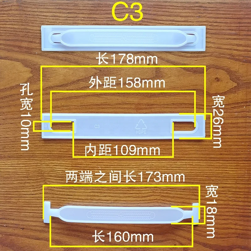 Оптовая Продажа с фабрики, различные пластиковые ручки для защиты окружающей среды, для сумочки, пластиковая упаковка, Подарочная коробка, ручка