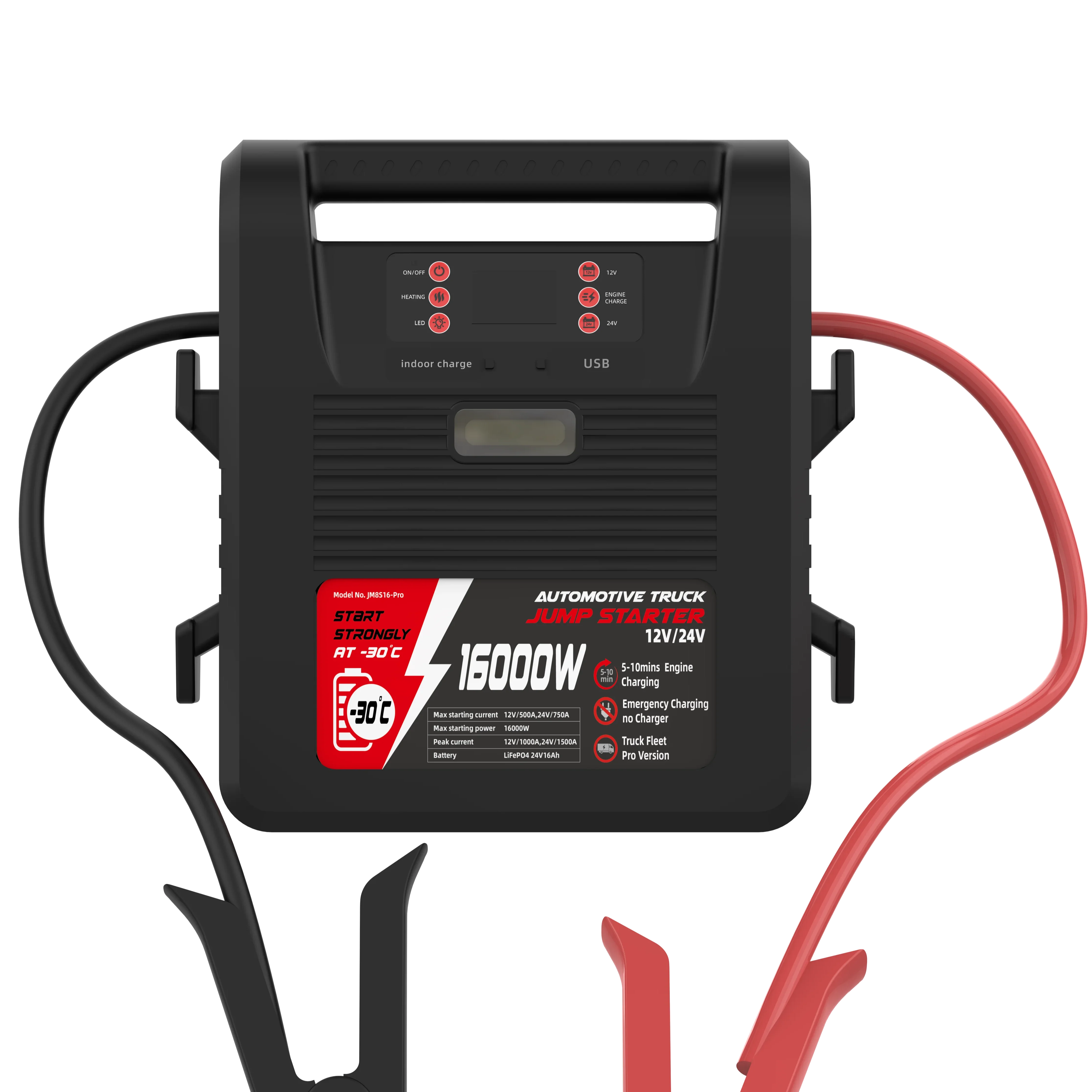 Wholesale Frigid Weather Ultra-Fast Charging 12V 24V Car Jump Starter for Tractors Large Off-road RV Trucks Tank Aircraft