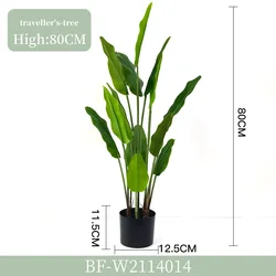 art decor Artificial plant Home Artificial Potted Plants Trees Bonsai Rubber Leaves Plastic tree Leaf Decorative indoor tropical