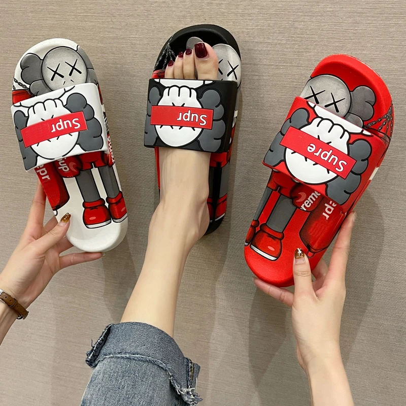 2022 Summer Fashion Custom Logo Footwear Women Men House Yezzy Designer Custom Ladies Home Yeezy Women Slippers Slides Slippers