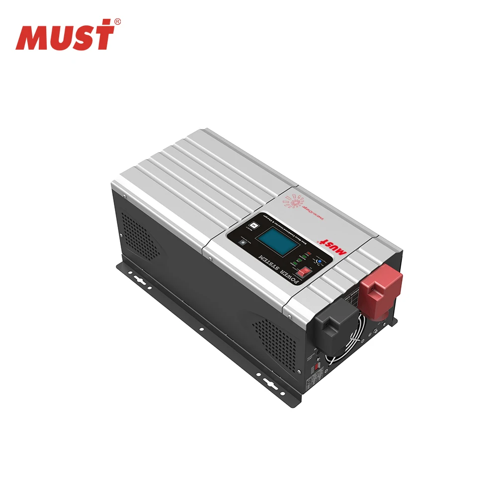 Must 1000w 1500w 2000w 2500w 3000w ups 12v 24v 220v power inverter with charger