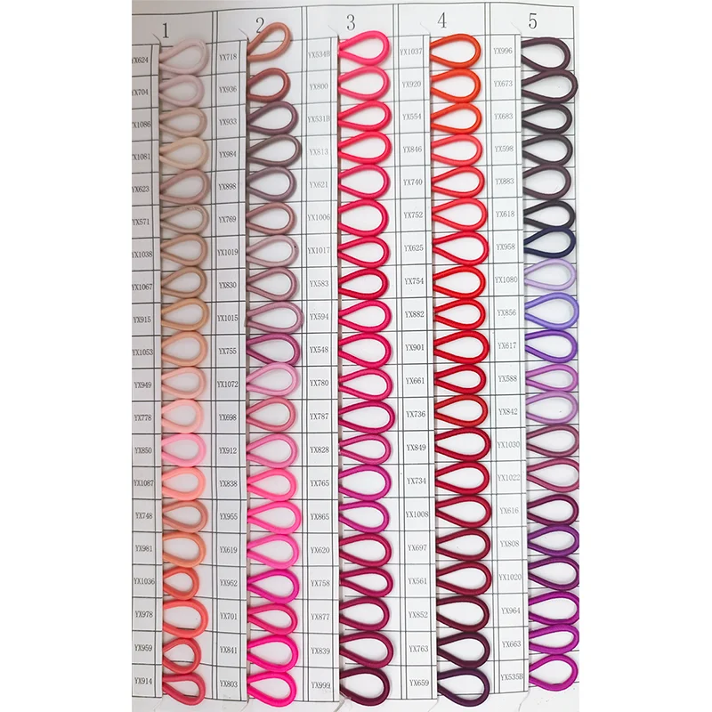 Wholesale Factory Custom colorful round polyester elastic cord Tape 1mm 2mm 2.5mm 2.8mm 3mm elastic string