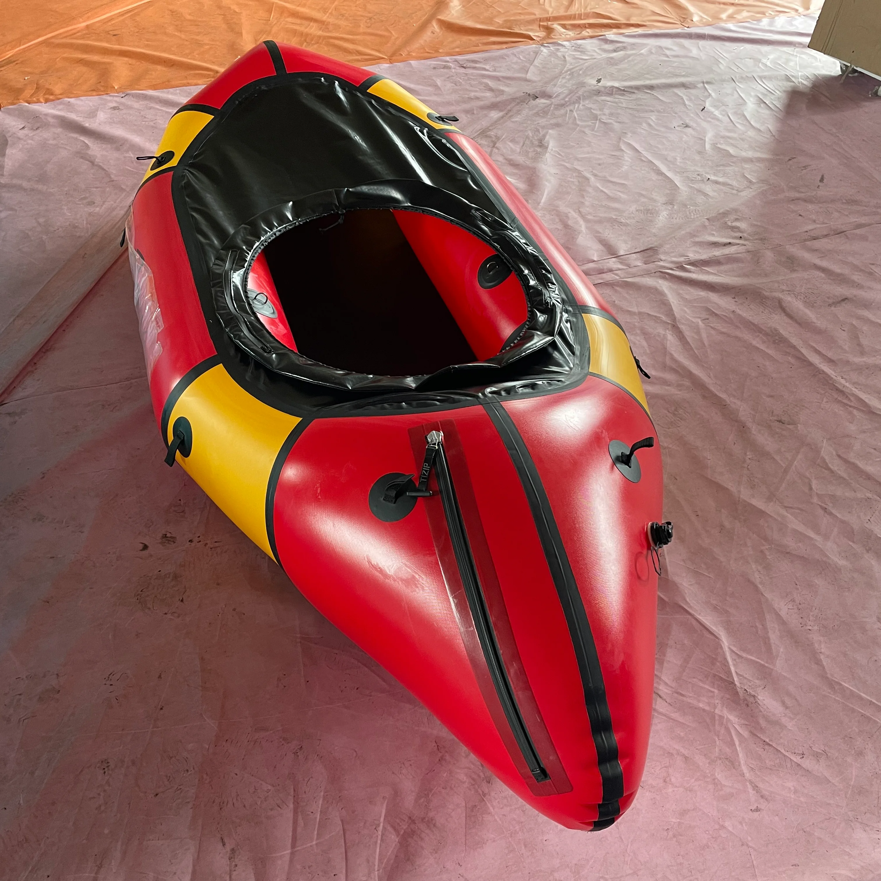 Легкий надувной матрас 420D TPU на 1 человек по низкой цене