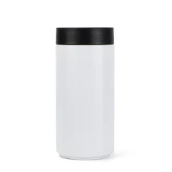 Custom logo keep cold double wall stainless steel insulated 12oz skinny can cooler