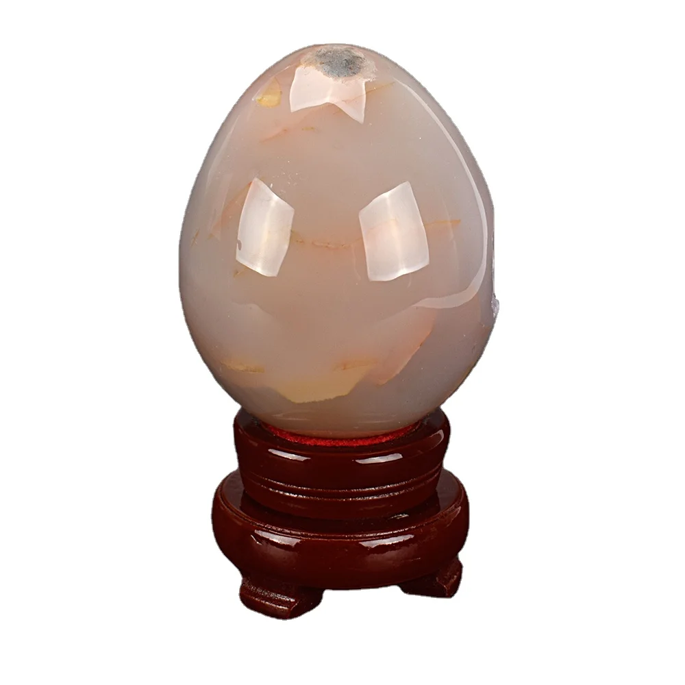 Wholesale Natural Stone Carving Crystal  Healing Agate Geode  Dragon Egg