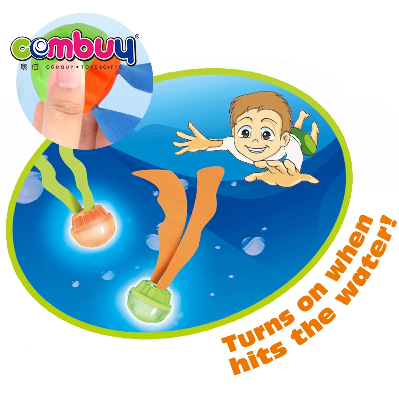 Light electric colored catch balls kids play diving game toys