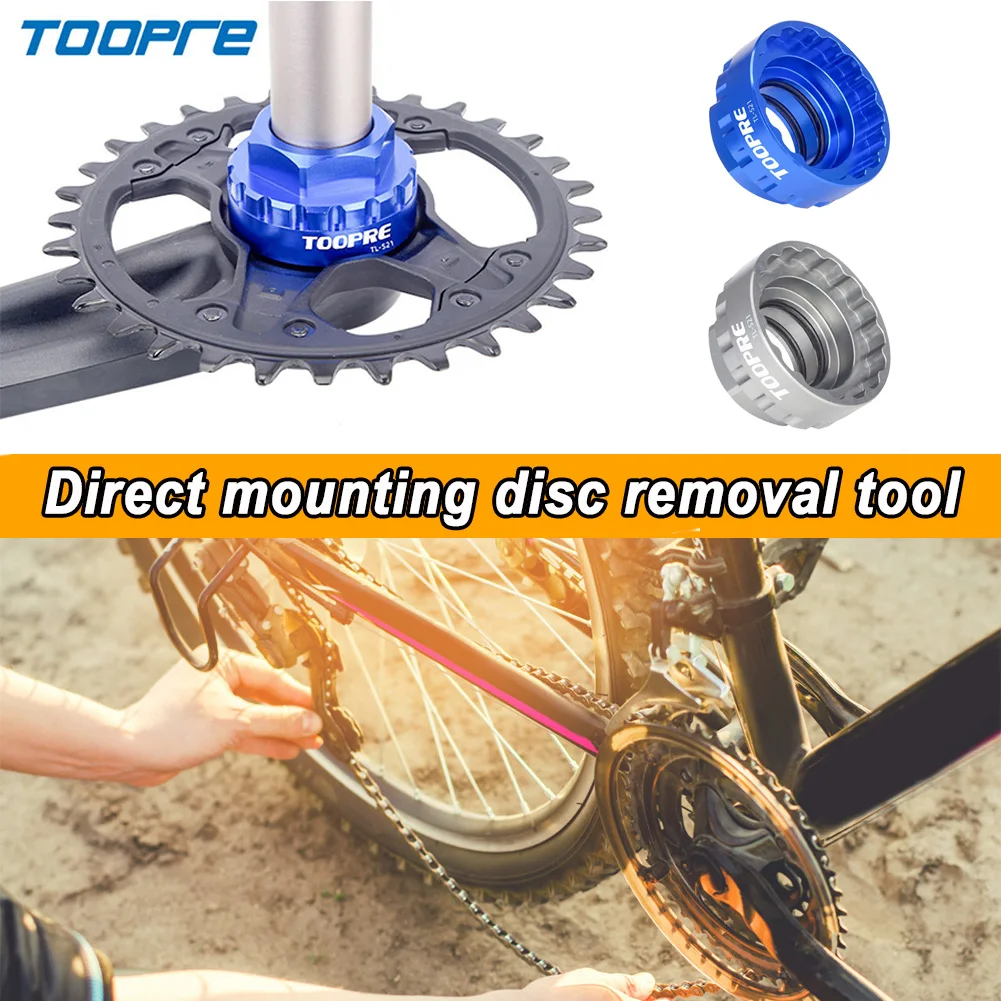 Bike Direct Mount Chainring Lock Ring Removal Installation Tool for Shimano M7100 M8100