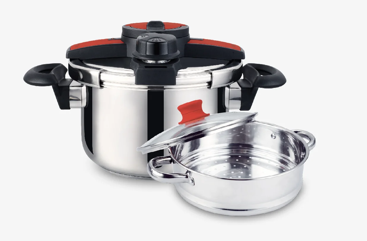 Good quality tefal  pressure cooker stainless steel high pressure cooker silver pressure pots can use gas, induction.