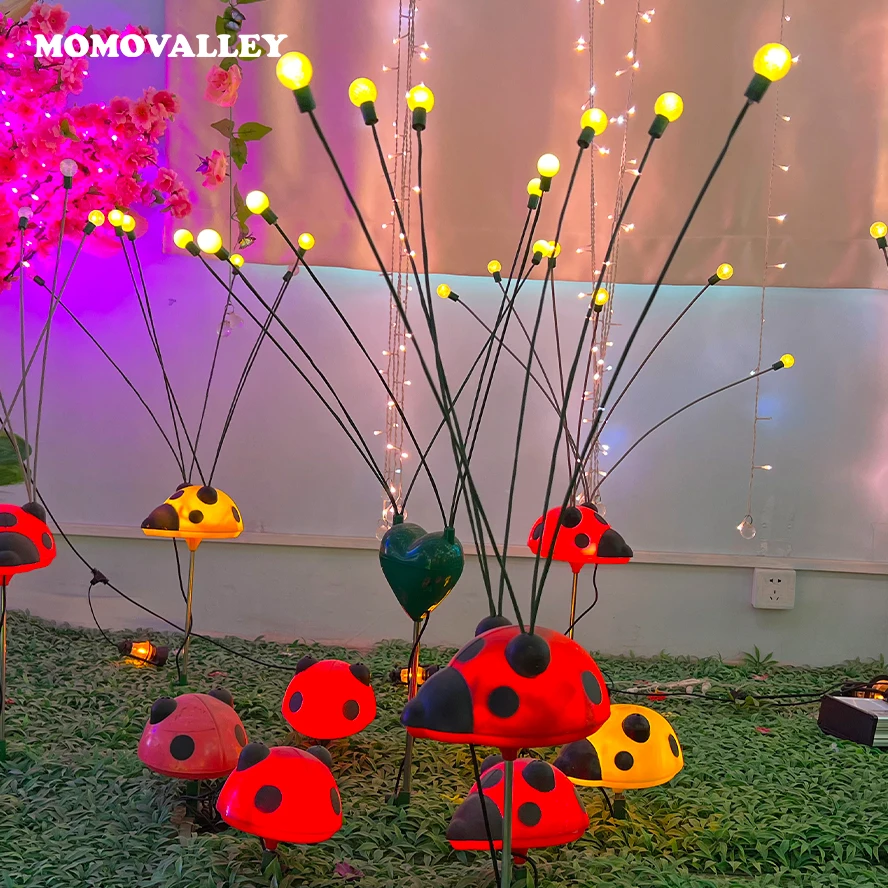 6 Leds firefly dc garden lights bulb for outdoor decoration weddings terrace Indoor courtyard shop window park zoo