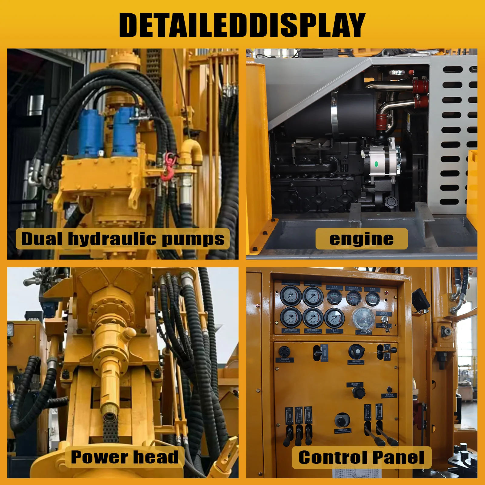 Hydraulic drilling rig high efficiency drilling equipment RC reverse circulation drilling rig