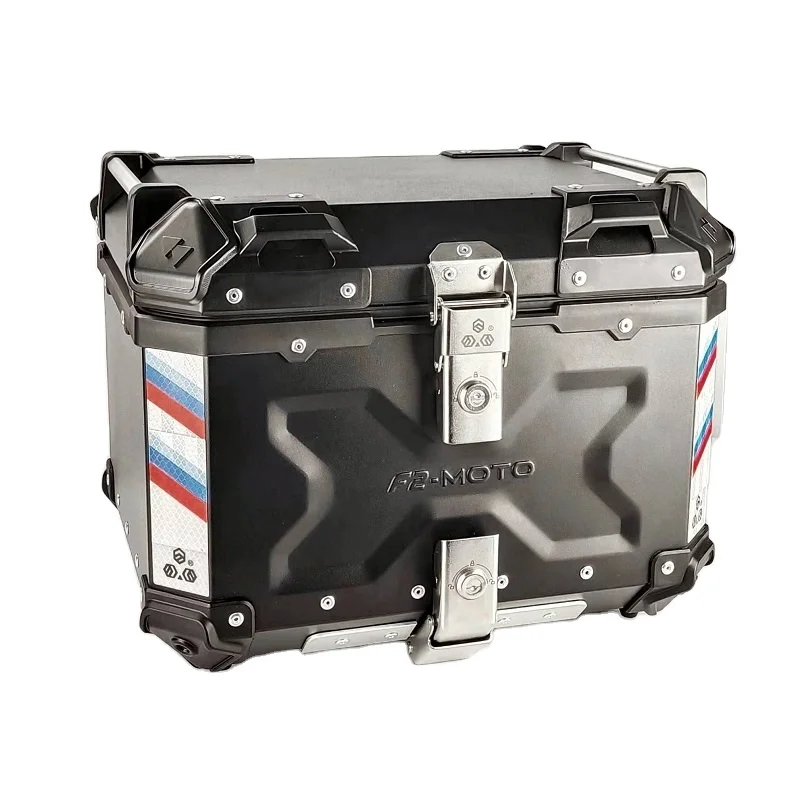 F2-MOTO 45L High Quality Scooter trunk Accessories Aluminum Top case Motorcycle tail boxes