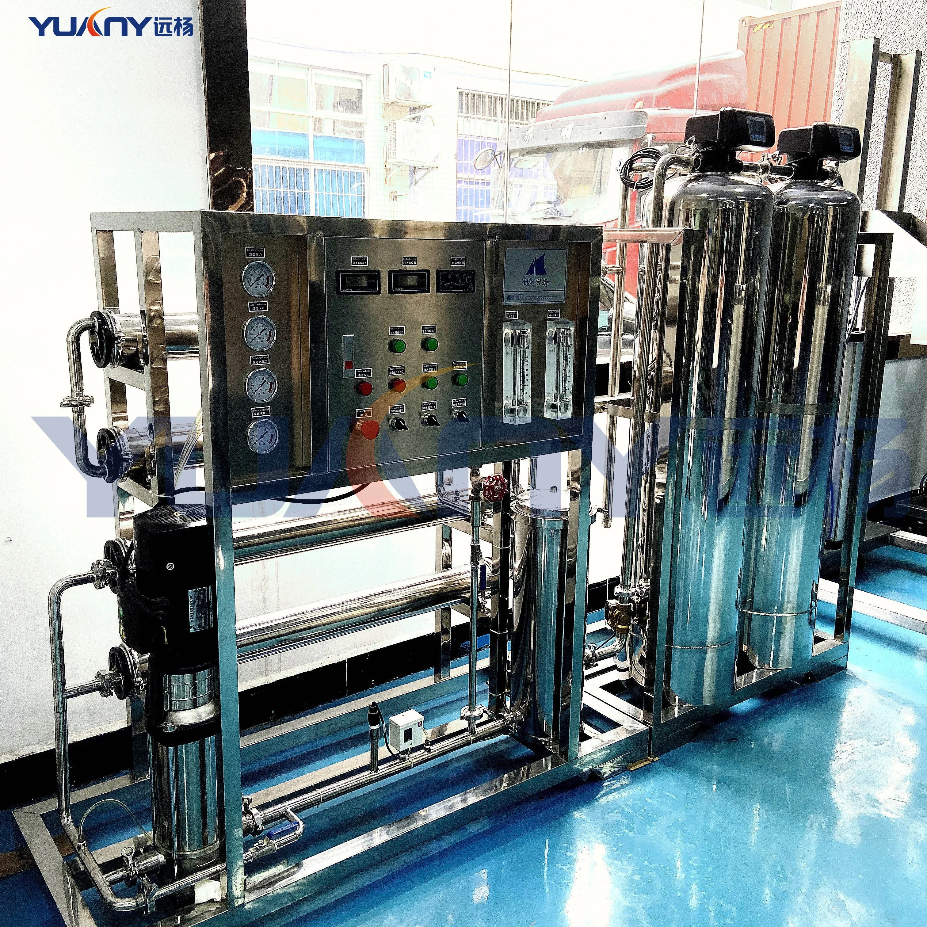 Фармацевтическая очищенная вода Deionized RO EDI Очистительная установка промышленная портативная система обработки воды с обратным осмосом