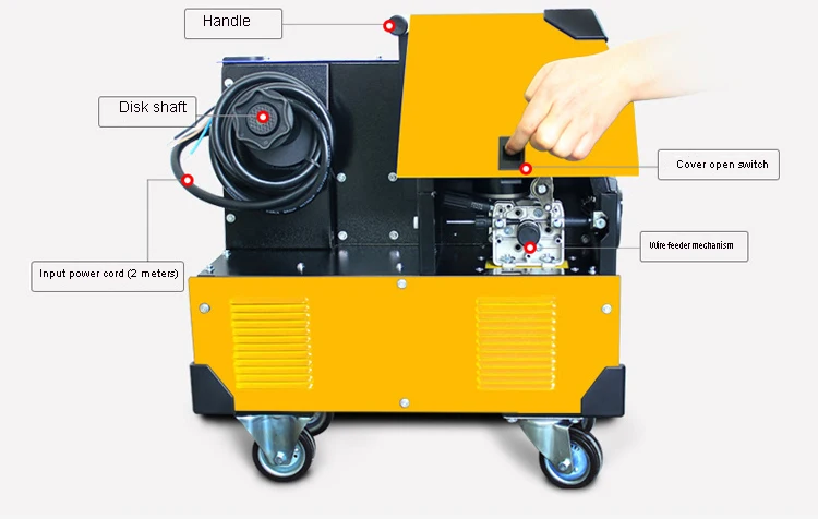 CO2 Gas Shielded Welding Machine 380V Aluminium Mig Welders 300Amp