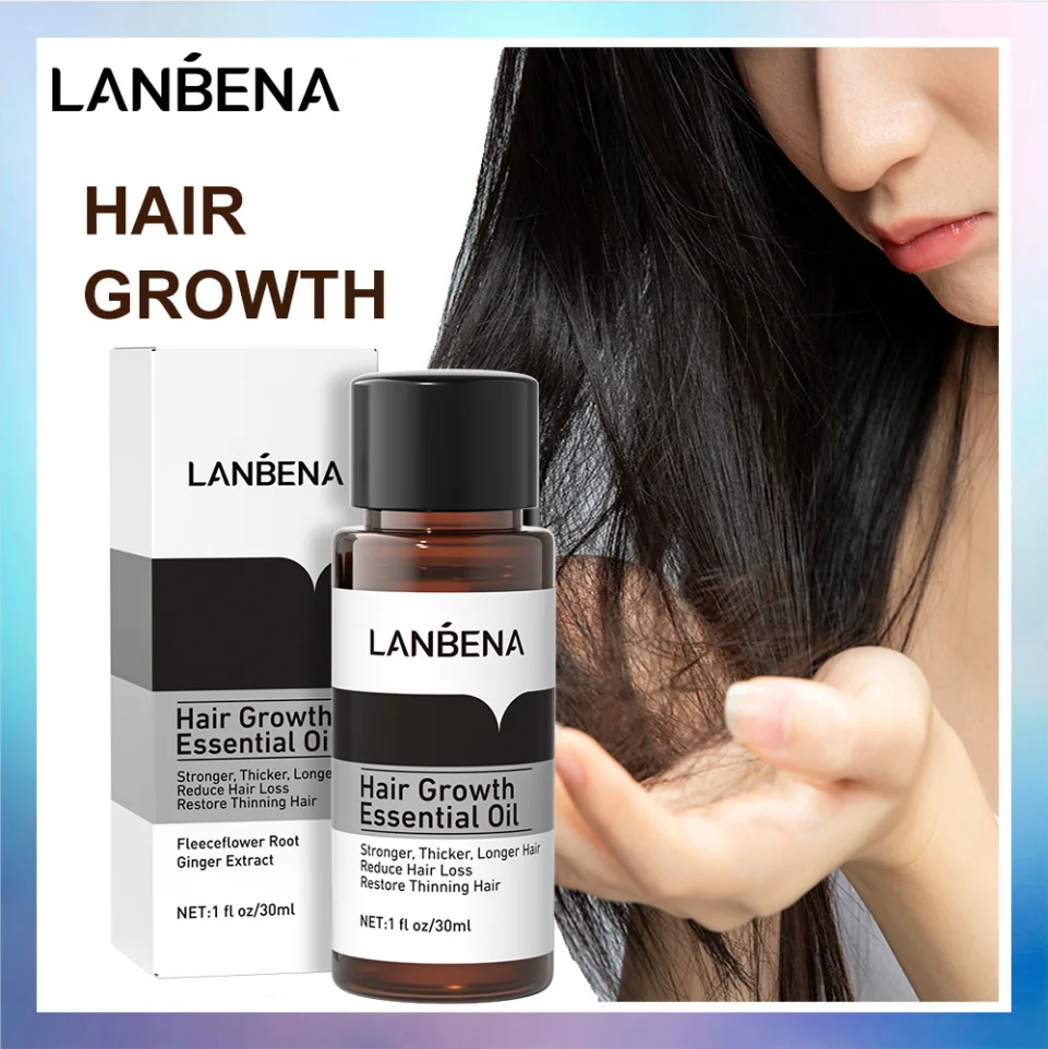 LANBENA Fast Powerful Hair Growth Products Oil Preventing Hair Loss Hair Care Andrea