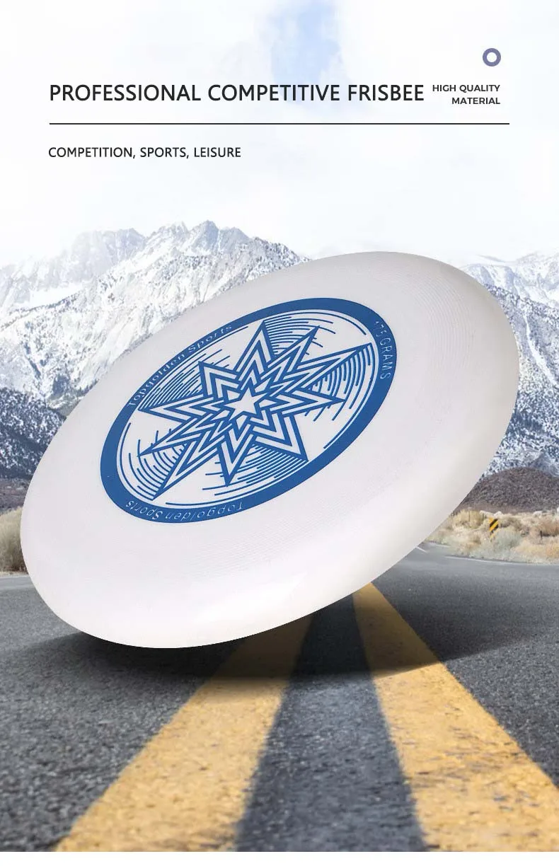 China Suppliers OEM Custom Frisbee Disco Outdoor Unisex Flying Disk Ultimate Frisbee