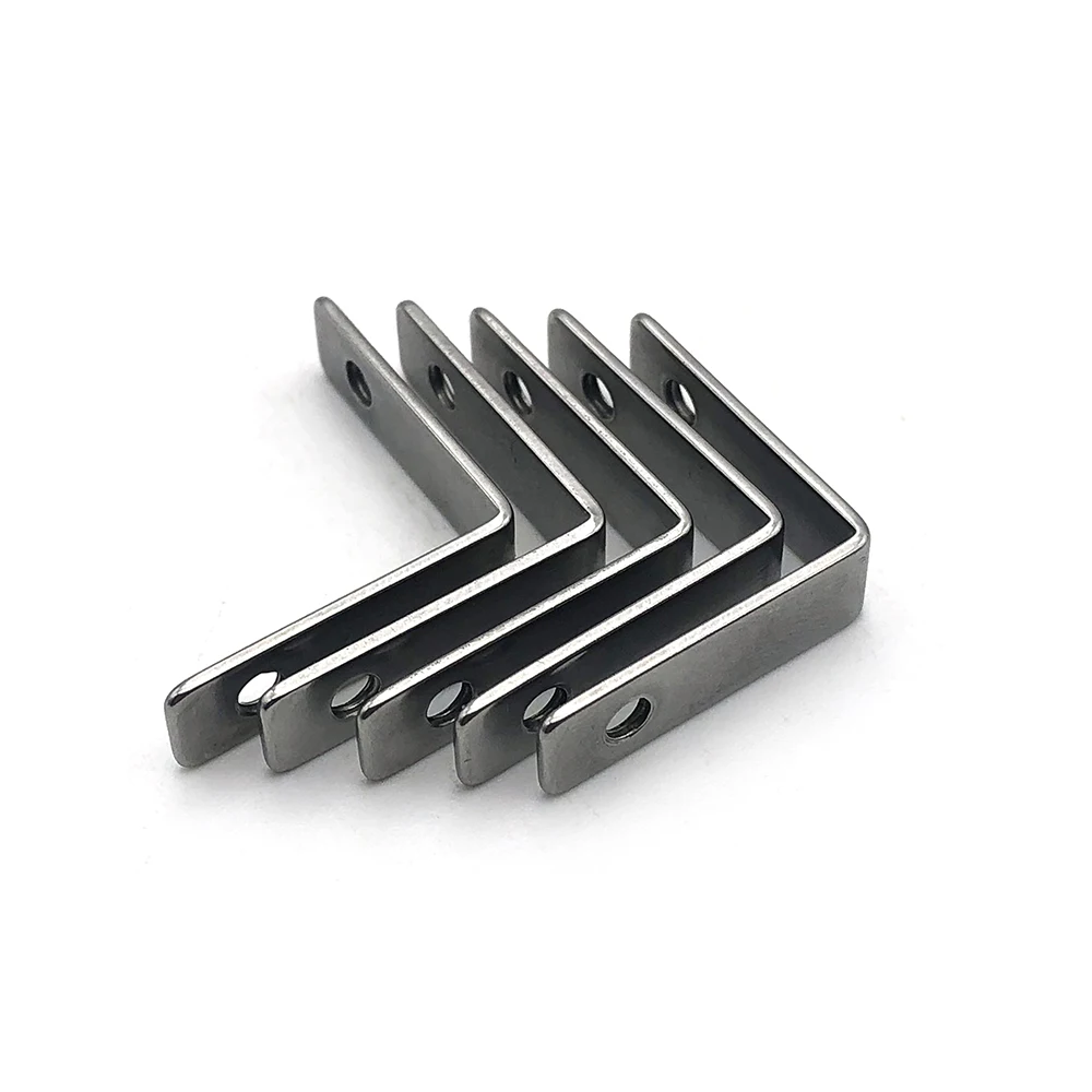 Stainless Steel L Shape Support Corner Wide 90 Degree Anti-stress Angle Bracket