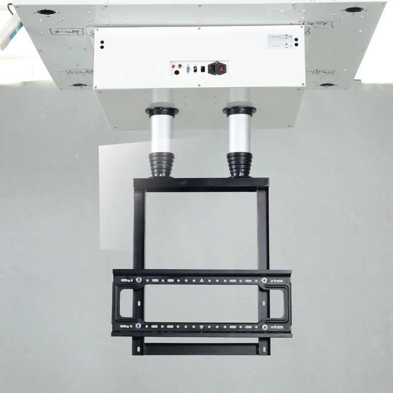 Double Pole Motorized Projector Mount Ceiling Projector Lift Ceiling Mounts