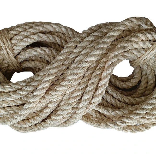 Natural sisal rope for use in the construction industry, ship cables, household decoration