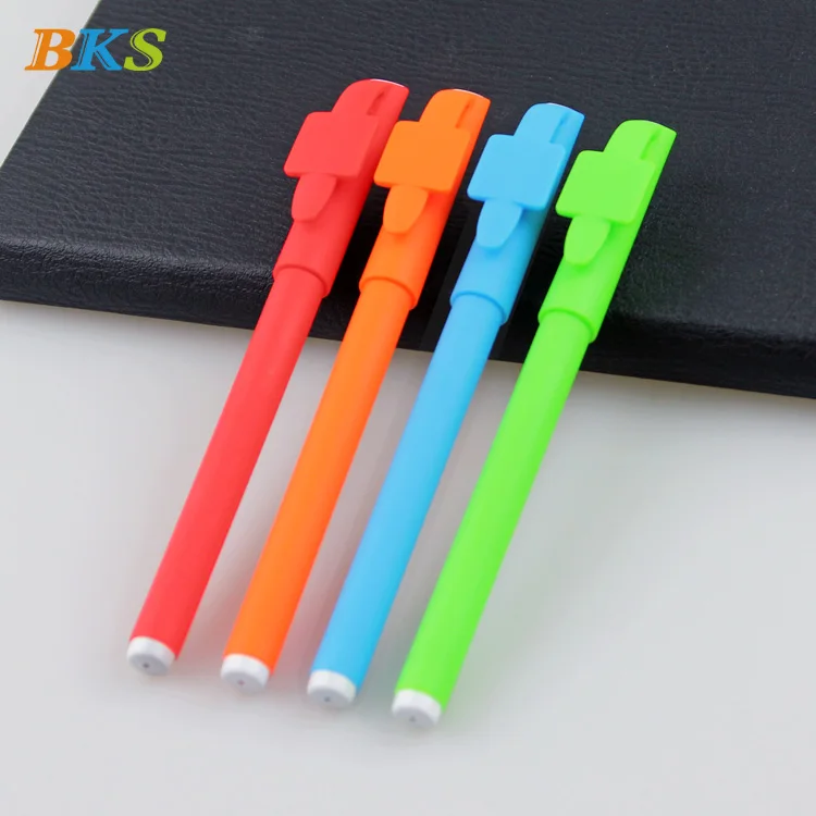 Красочные персональные индивидуальные QR-код напечатаны Дешевые гелевые чернила ручка с пользовательским логотипом ручки