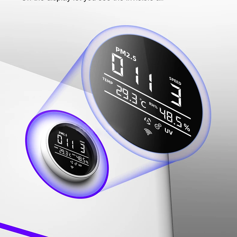 ionizer 7 stage filter cleaner with hepa wholesaler wholesale uvc light lamp home uv private label air purifiers