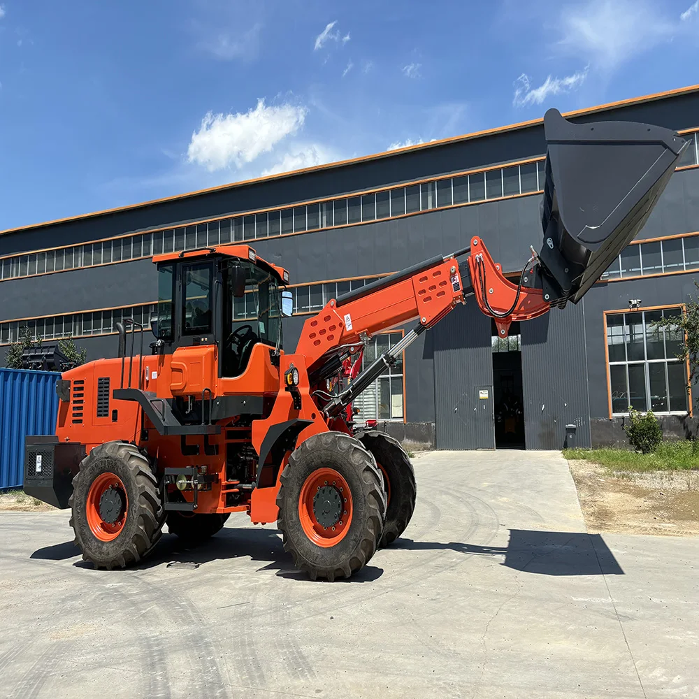 Heavy task wheel loader telescopic boom lift height 6.5m telescopic telehandler forklift With Optional Engine hot sale
