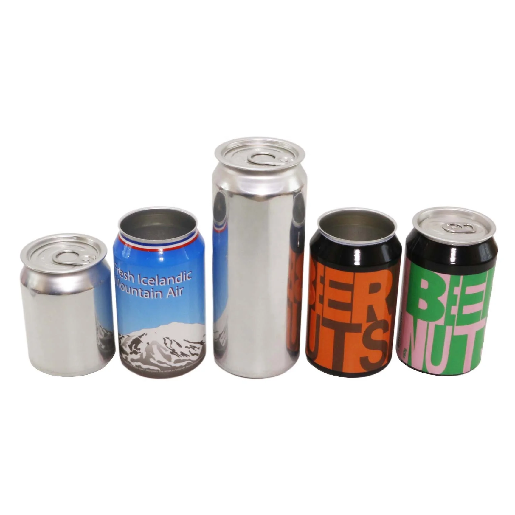 Customization 250ml 330ml 500ml Aluminum Beverages Metal Cans for Soft Drinks MC-02C