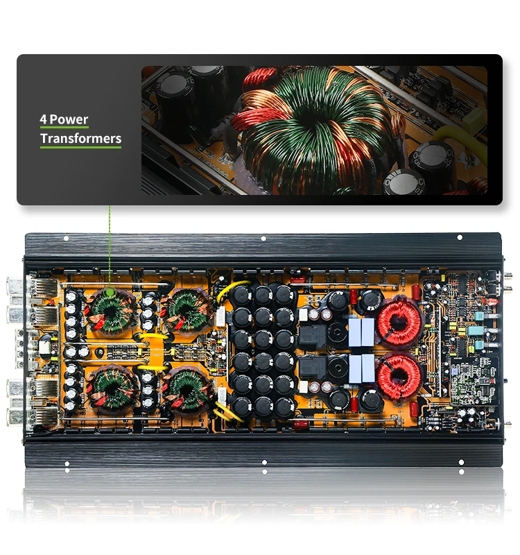High Power Class D Mono Block Korean Amplifier Car Audio Car Amplifier 4000W