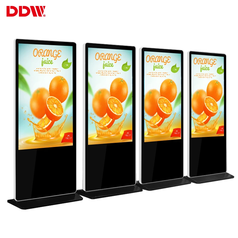 32 43 49 55 inch floor standing advertising digital signage and displays with camera