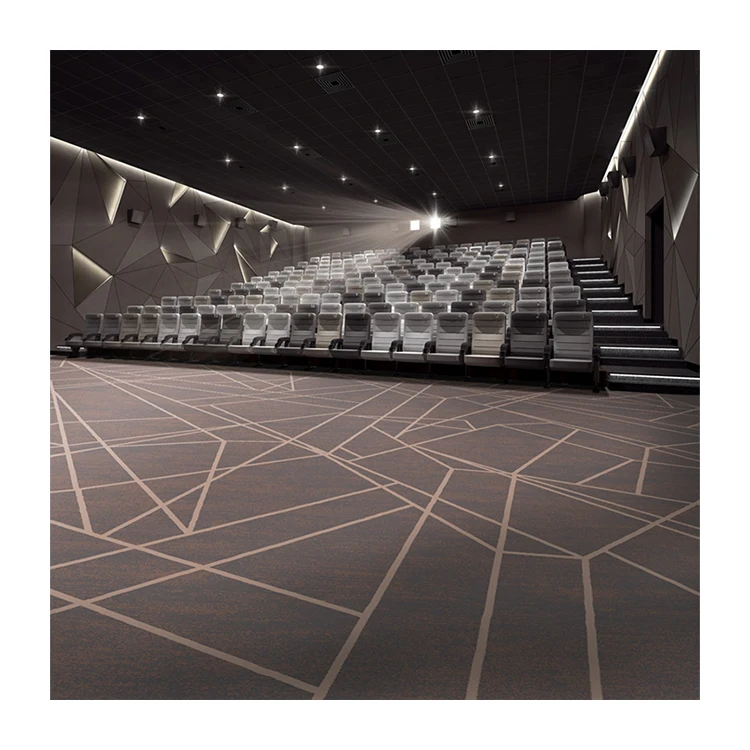 
Modern design luxury fire-resistant hallway cinema movie hall theater wall to wall carpet 