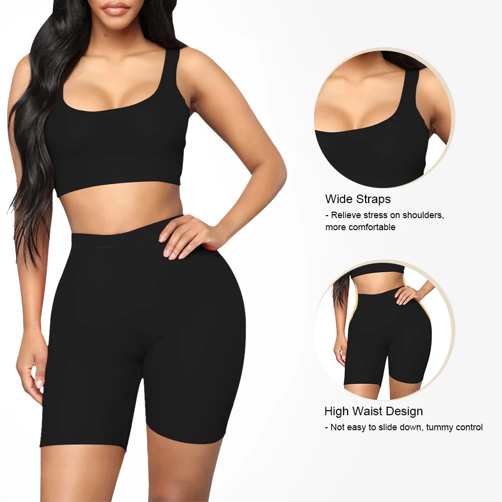 
Two Piece Set Yoga Set Leggings For Fitness Push Up Sexy Solid Color Breathable Gym Woman Sportswear 
