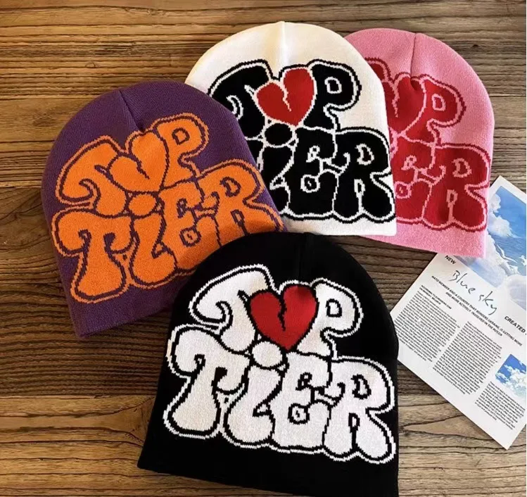 Wholesale Unisex All Over print Winter Hat Cap custom your own logo caps Warm Beanie Hats 2024New cool caps