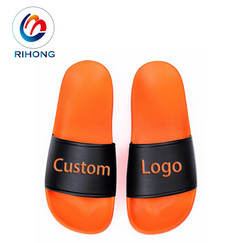 wholesale new arrival summer pvc rubber plastic sandal slide customization logo slippers for women new styles