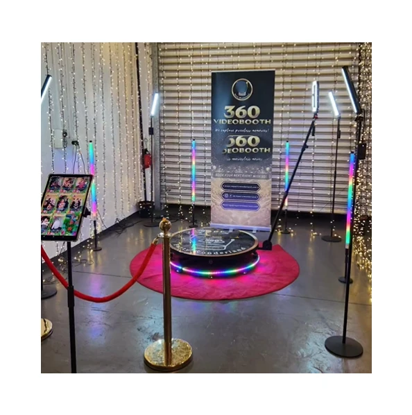 Large Size Portable Wedding Party Photo-Booth-360 Motor Replacement 360 Photo Booth Light Stick