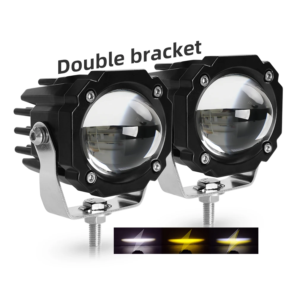 Led Mini driving light ATV UTV Offroad 4X4 Spotlight 3' inch 60w car eBike pod lamp auxiliary Motorcycle Led work light