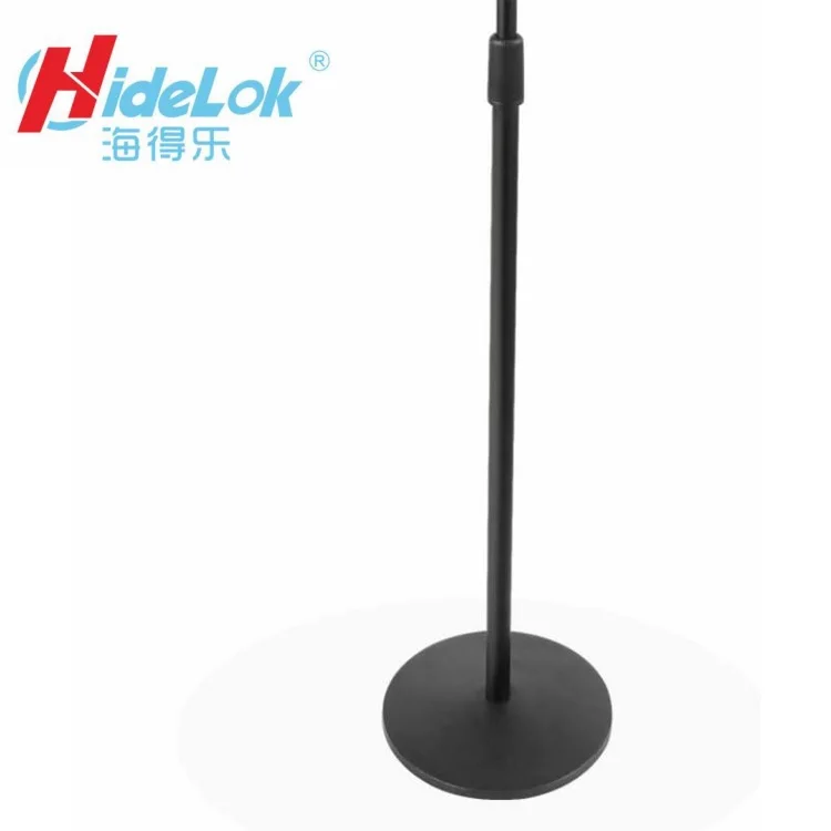 In Stock Wholesale Professional Flexible Adjustable Height Disc Lifting Gooseneck Floor Microphone Mic Stand