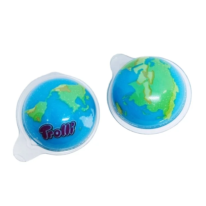 Взрывающиеся конфеты с изображением планеты, земли, желе