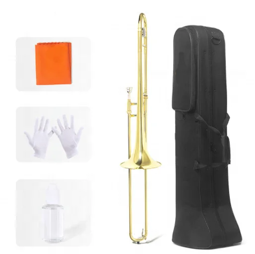 Wholesale and direct sales of playing instruments trombone brass metal adult professional grading wind music